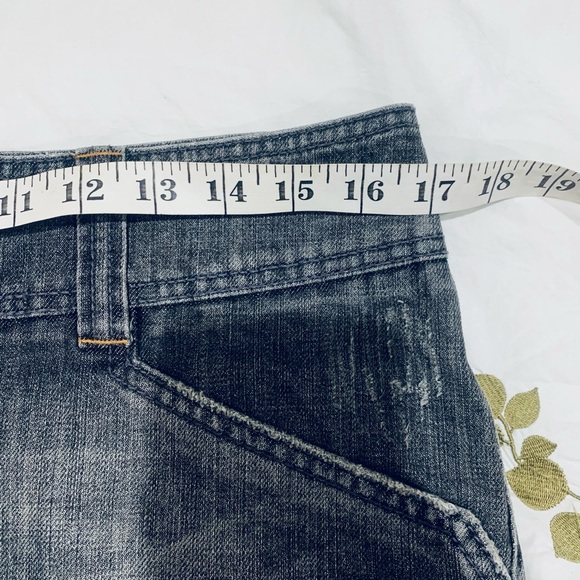 🛍2/$25 Roxy Distressed Jean Mini Skirt - Picture 4 of 5